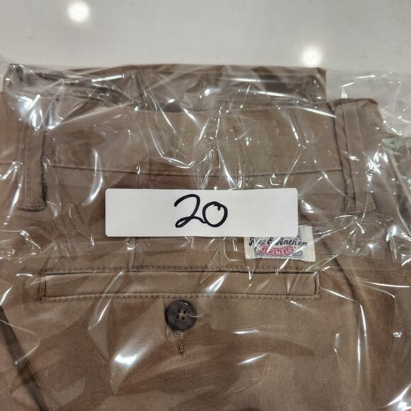 Flag and Anthem Pants Mens 35x30 Khaki Nashville Straight Stretch Chinos - Picture 12 of 12